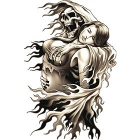 Sticker Masters Skull And Women Sticker