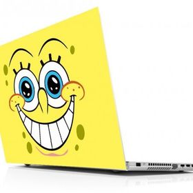 Sticker Masters Sponge Bob 32 Theet With Open Eyes Laptop Duvar Stickerı