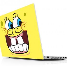 Sticker Masters Sponge Bob Right Side Laptop Duvar Stickerı