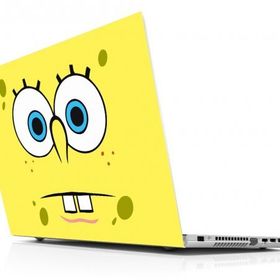 Sticker Masters Sponge Bob Waking Laptop Duvar Stickerı