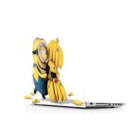 Sticker Masters ST340229 Minions Banana Laptop Sticker