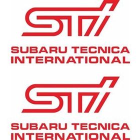 Sticker Masters Subaru Sti Sticker Set