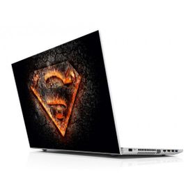 Sticker Masters Superman Flame Logo 3D Laptop Duvar Stickerı