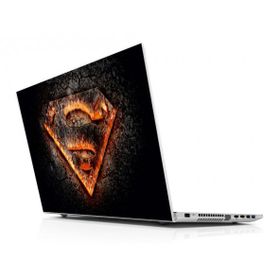 Sticker Masters Superman Flame Logo 3D Laptop Duvar Stickerı