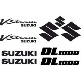 Sticker Masters Suzuki Dl 1000 Vstrom Siyah Sticker Set
