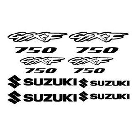 Sticker Masters Suzuki GsxF 750 Sticker Set 1