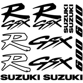 Sticker Masters Suzuki Gsxr 600 Sticker Set