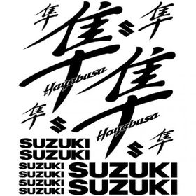 Sticker Masters Suzuki Hayabusa Sticker Set