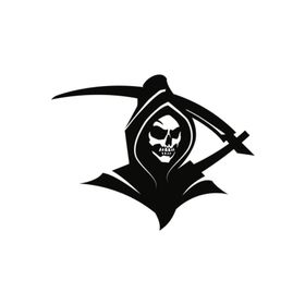 Sticker Masters The Reaper Skull Sticker