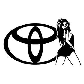 Sticker Masters Toyota Logo Women Sticker