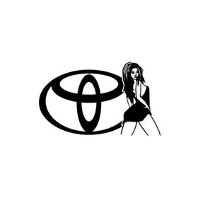 Sticker Masters Toyota Logo Women Sticker