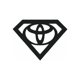 Sticker Masters Toyota Süpermen Logo Sticker