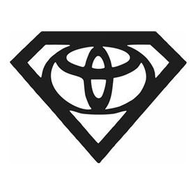 Sticker Masters Toyota Süpermen Logo Sticker