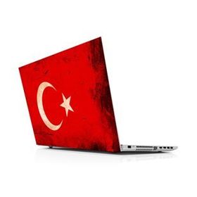 Sticker Masters Türk Bayrağı Old Laptop Duvar Stickerı
