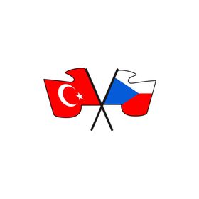 Sticker Masters Türk-Çek Bayrak Sticker
