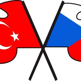 Sticker Masters Türk-Çek Bayrak Sticker