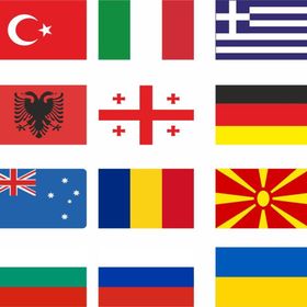 Sticker Masters Ülke Bayrakları Sticker Seti