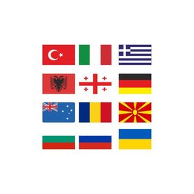 Sticker Masters Ülke Bayrakları Sticker Seti