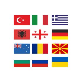 Sticker Masters Ülke Bayrakları Sticker Seti