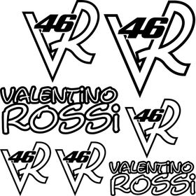 Sticker Masters Valentino Rossi 46 Sponsor Set Sticker