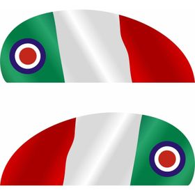 Sticker Masters Vespa İtalyan Bayrağı Sticker