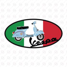 Sticker Masters Vespa İtalyan Sticker