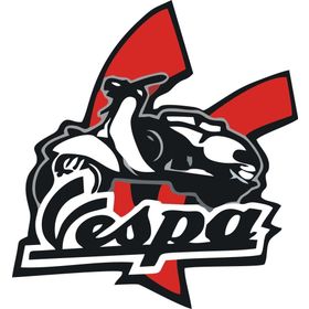 Sticker Masters Vespa Red Sticker
