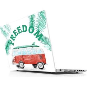 Sticker Masters Vintage Caravan Freedom Laptop Duvar Stickerı