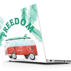 Sticker Masters Vintage Caravan Freedom Laptop Duvar Stickerı