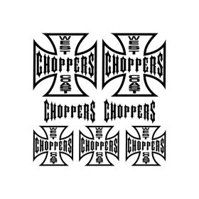 Sticker Masters West Coast Choppers Sponsor Set Sticker