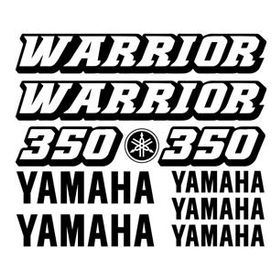 Sticker Masters Yamaha 350 Warrior Sticker Set