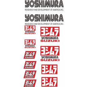 Sticker Masters Yoshimura Suzuki Sponsor Sticker Set