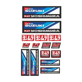 Sticker Masters Yoshimura Team Suzuki Sponsor Set