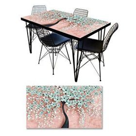 StickerArt 3D Ağaç Masa Kaplama Folyosu