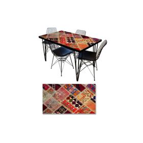 StickerArt Eski Halı Desen Masa Kaplama Folyosu