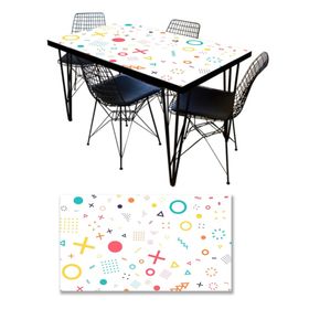 StickerArt Geometrik Şekiller Masa Kaplama Folyosu