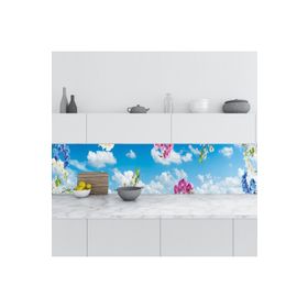 StickerArt Gökyüzü Orkide 60x300 cm Mutfak Tezgah Arası Folyo
