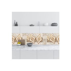 StickerArt Kahverengi Design 60x100 cm Mutfak Tezgah Arası Folyo
