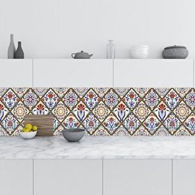 StickerArt Türk Osmanlı Motif 1 60x100 cm Mutfak Tezgah Arası Folyo