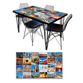 StickerArt Türkiye Manzara Masa Kaplama Folyosu