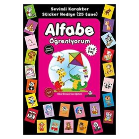 Stickerlı 3+4 Yaş Alfabe Öğreniyorum - Beyaz Panda Yayınları