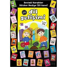 Stickerlı 3+4+5 Yaş Dil Gelişimi Pedagog Afife Çoruk
