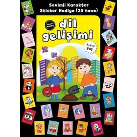 Stickerlı 3+4+5 Yaş Dil Gelişimi Pedagog Afife Çoruk