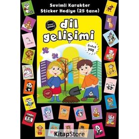 Stickerlı 3+4+5 Yaş Dil Gelişimi Pedagog Afife Çoruk