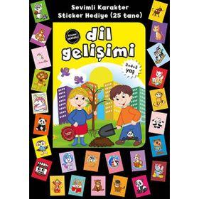 Stickerlı 3+4+5 Yaş Dil Gelişimi Pedagog Afife Çoruk