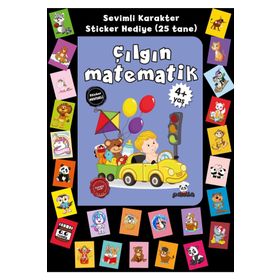 Stickerlı 4+ Yaş Çılgın Matematik Beyaz Panda Yayınları