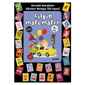 Stickerlı 4+ Yaş Çılgın Matematik Beyaz Panda Yayınları