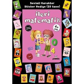 Stickerlı 4+ Yaş İleri Matematik Beyaz Panda Yayınları