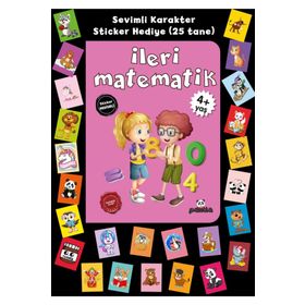 Stickerlı 4+ Yaş İleri Matematik Beyaz Panda Yayınları