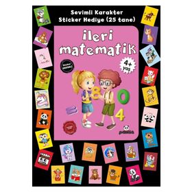 Stickerlı 4+ Yaş İleri Matematik Beyaz Panda Yayınları